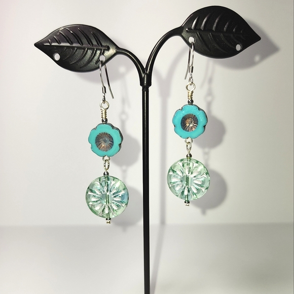 Czech Glass Earrings - Picture 1 of 5